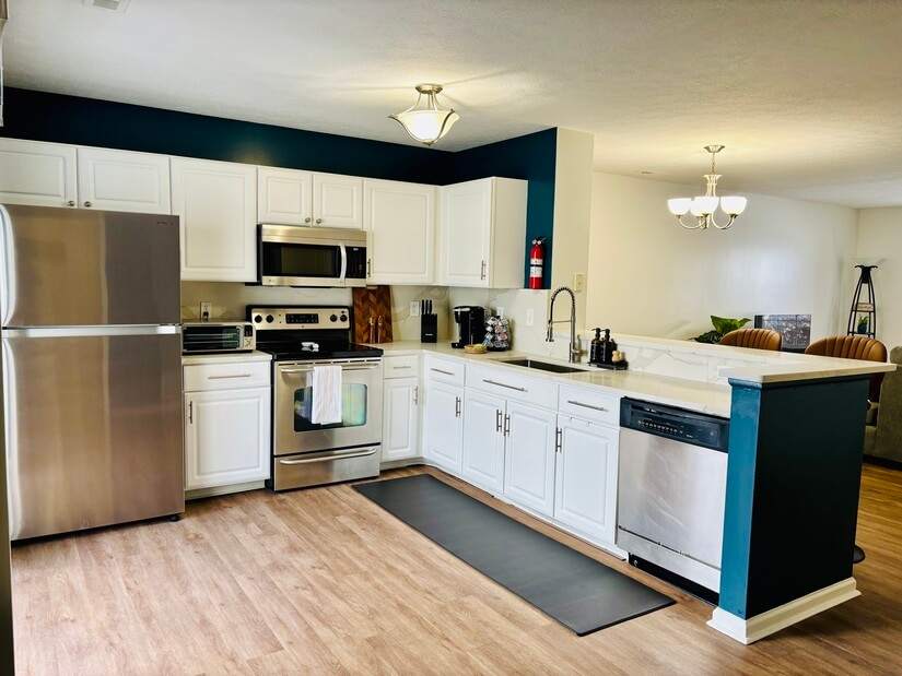 Full kitchen with essential