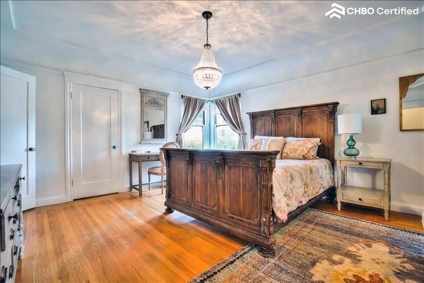 view of queen bedroom