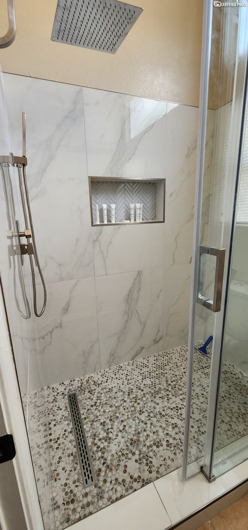 Newly renovated Master Bedroom Shower