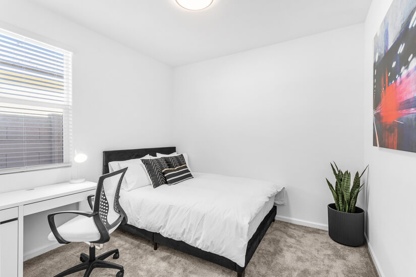 2nd Guest Suite with Queen Bed and Work Space