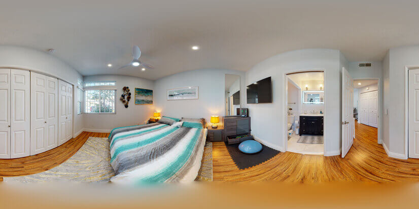 Wide angle Bedroom