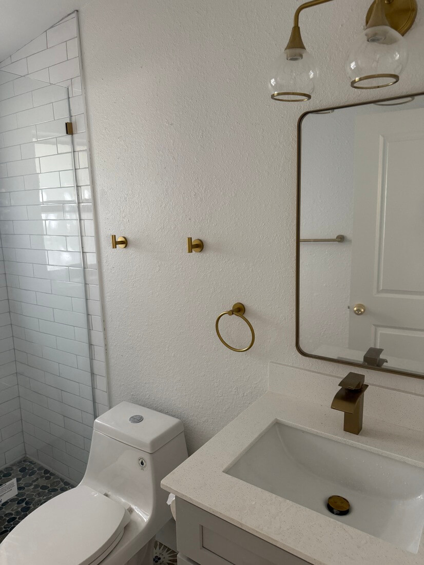 Bathroom with shower only
