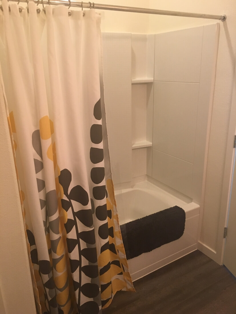 Large tub/shower combo