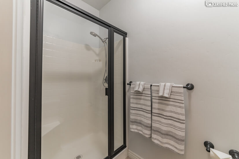 2nd level - Guest full bath with stall shower