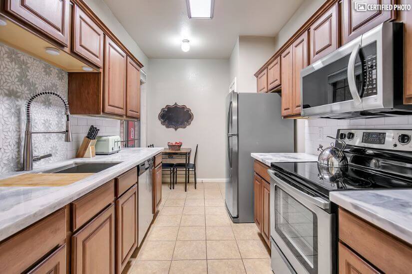 Spacious kitchen, with all the essentials and extras.