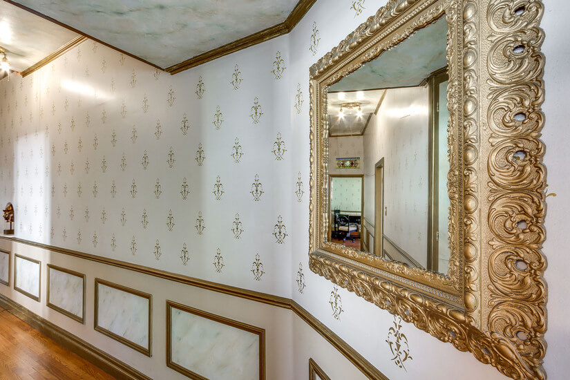 hand painted Versailles hall