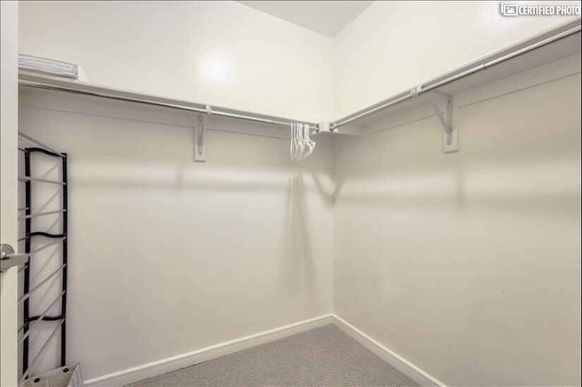 Large walk in closet