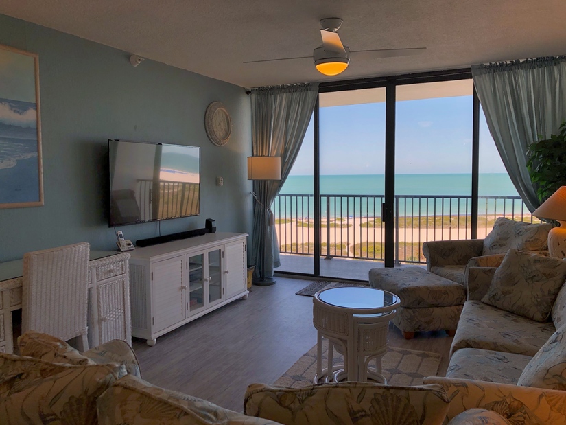 Beachfront living room
