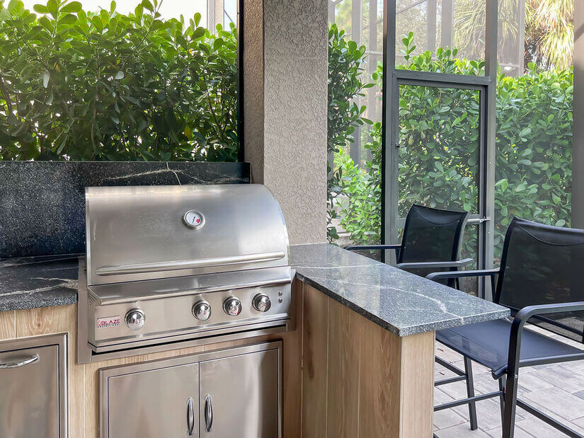 Outdoor Covered Grill