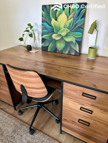 A dedicated workspace designed for productivity and comfort