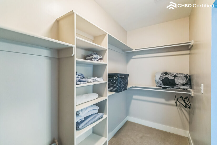 Main Bedroom Closet Side View