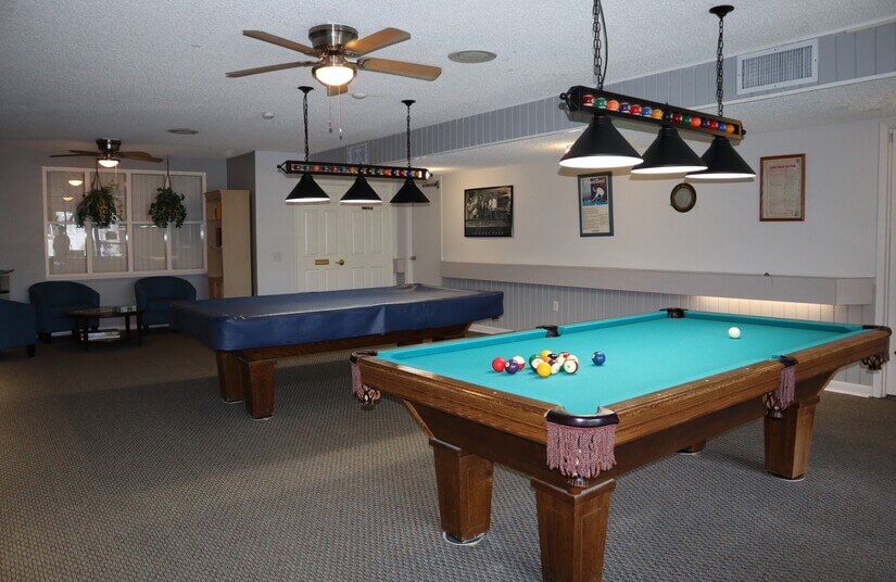 Billiards Room at the community
