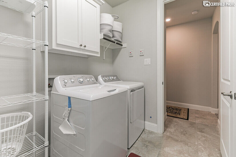 Separate Laundry room  with Storage