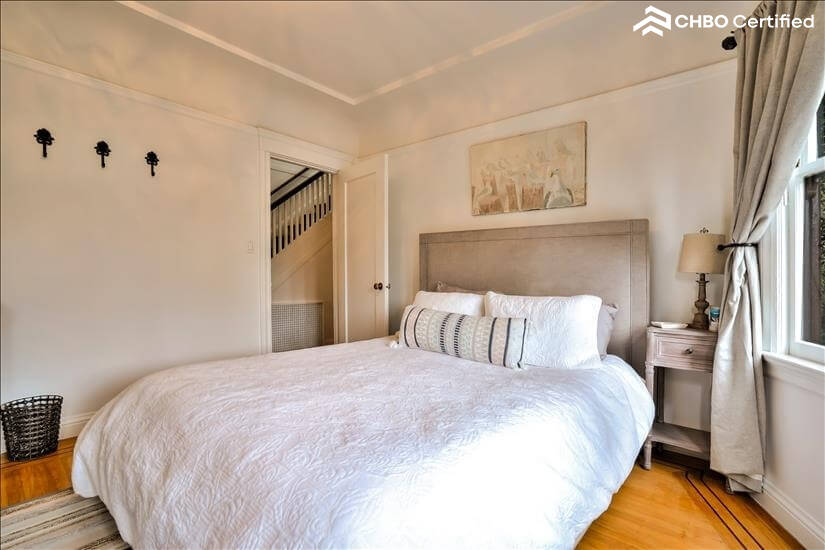 view of hallway from bedroom 2