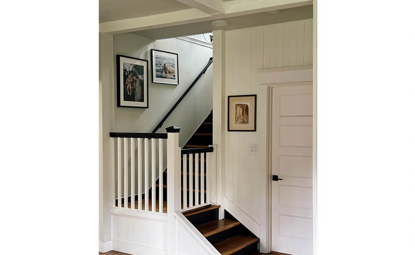Stairwell with custom baby gates (if needed)