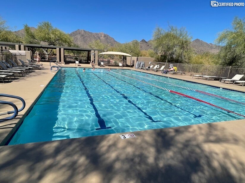 HOA private Olympic size lap pool