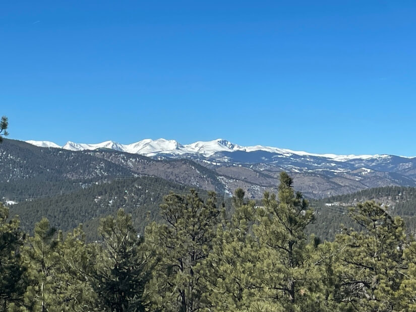Mountainview from deck