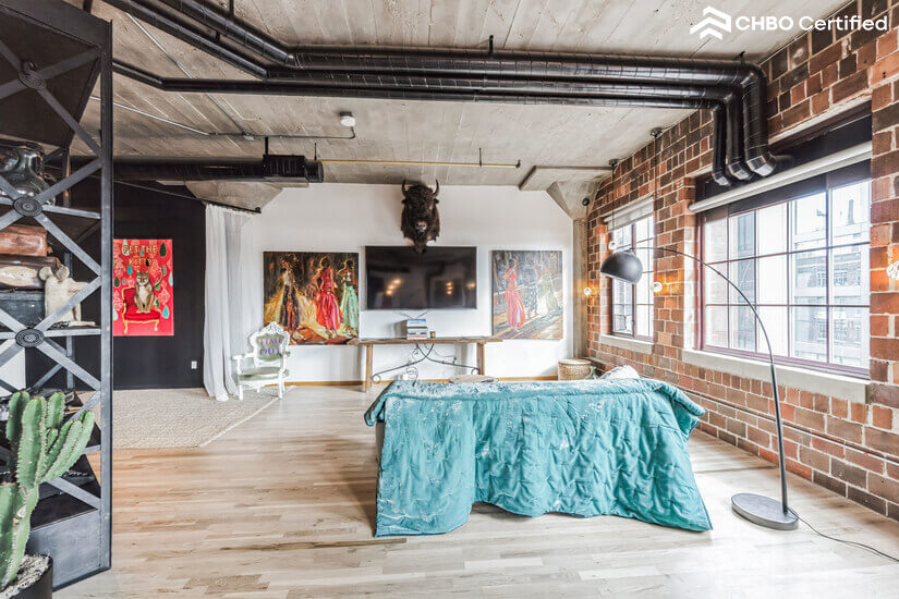 Living Space with TV