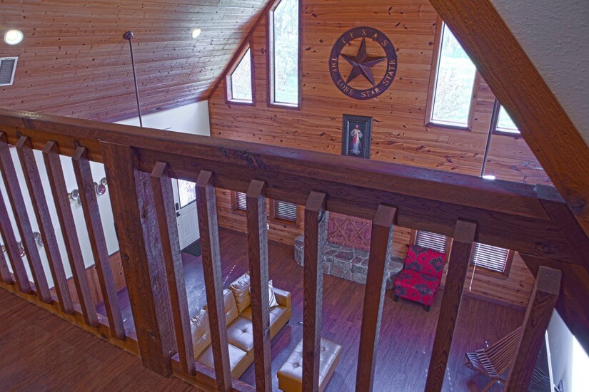 Living room view form upstairs