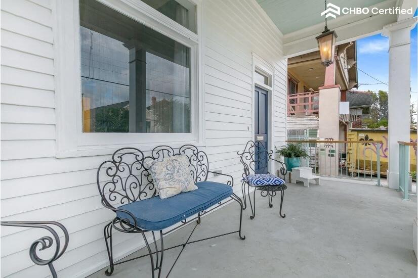 Large front porch
