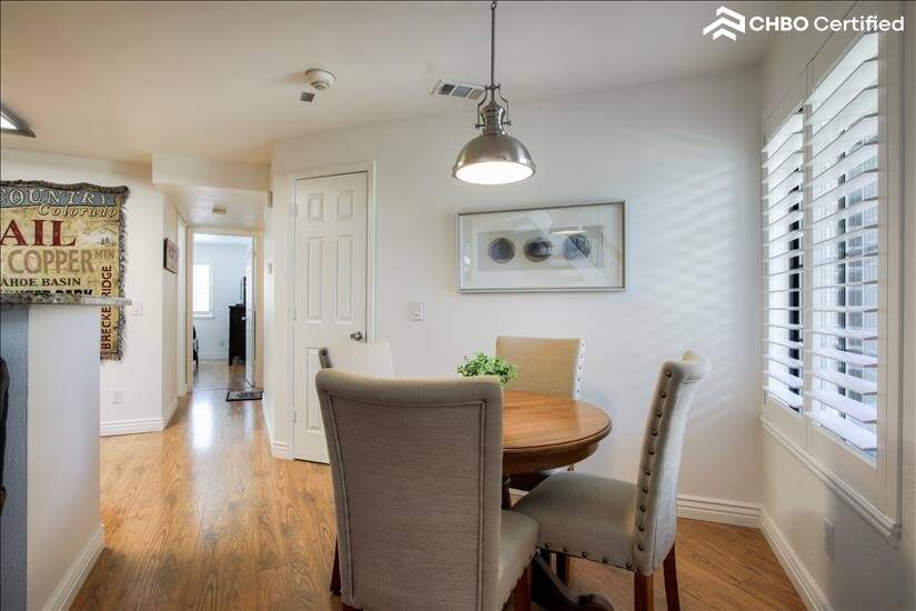 Dining area off the Kitchen