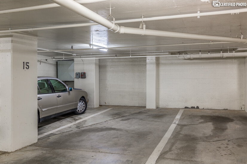 Optional indoor parking space
