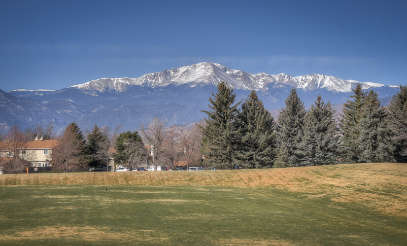 Mountain views from the park!