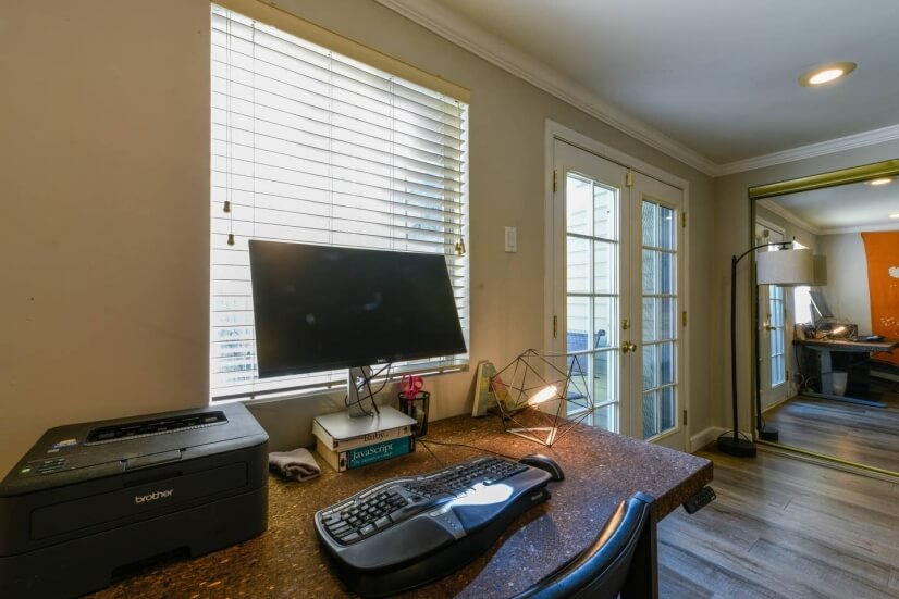 2nd Bedroom/Office with desk