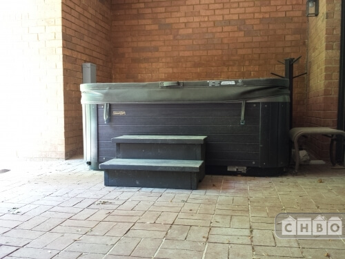 Hot Tub on Patio