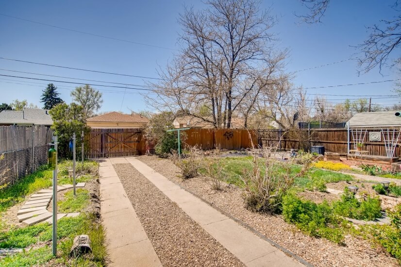 Backyard and Driveway