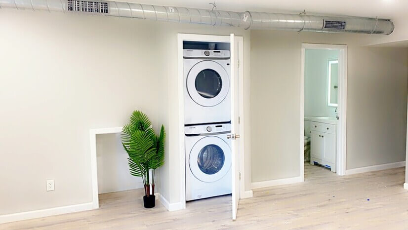Full Size washer and dryers
