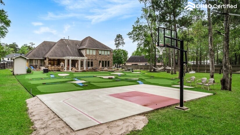 Private basketball hoop