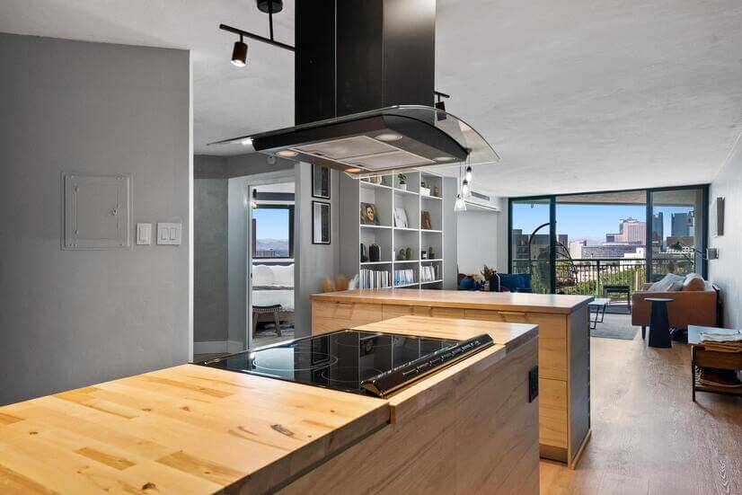 Open kitchen and living concept