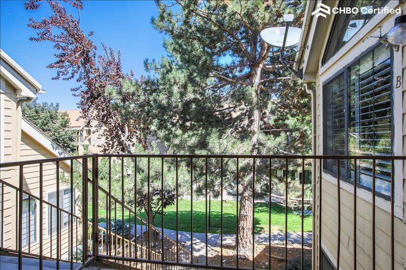 View from font porch - very private and quiet