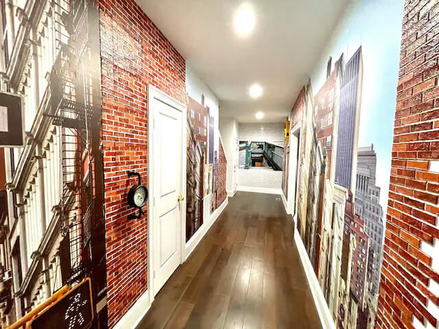 Take a stroll down our NYC-inspired hall