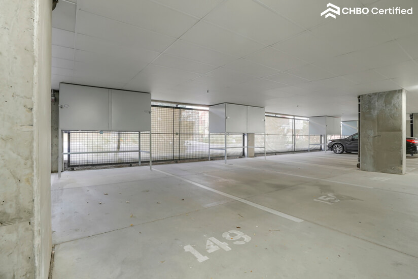 Personal, inside garage space.