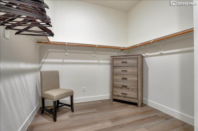 Rare 2 Large Walk -in closets in Master BR