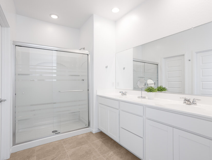 Master Bath with walk-in closet