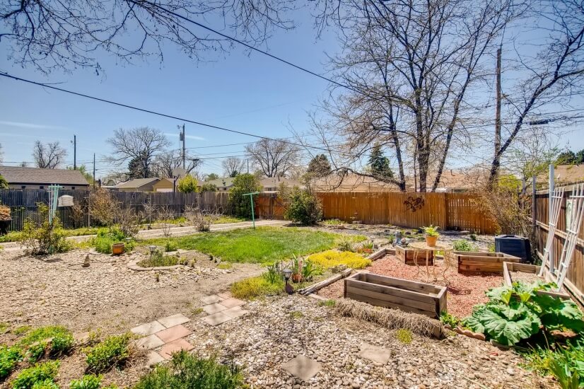 Backyard and gardens