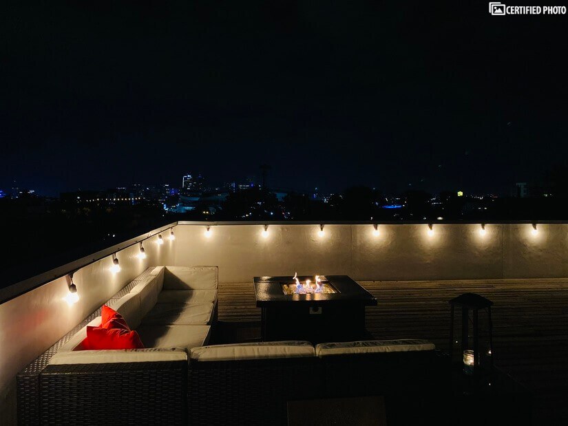 Rooftop at Night