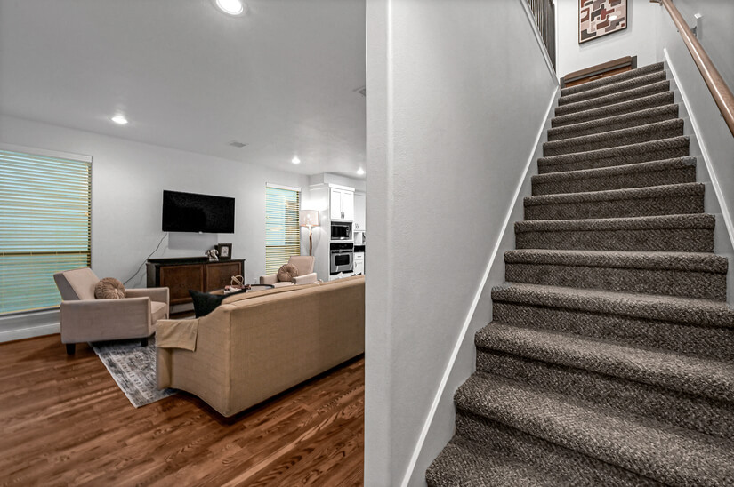 Stair towards third level