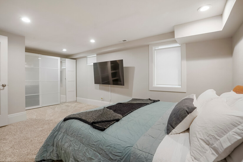 King Size Bedroom and large closet