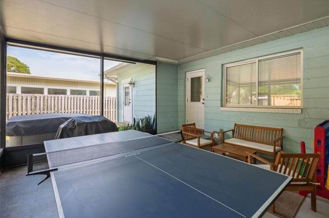 Enjoy a game of Ping Pong or sit and relax!