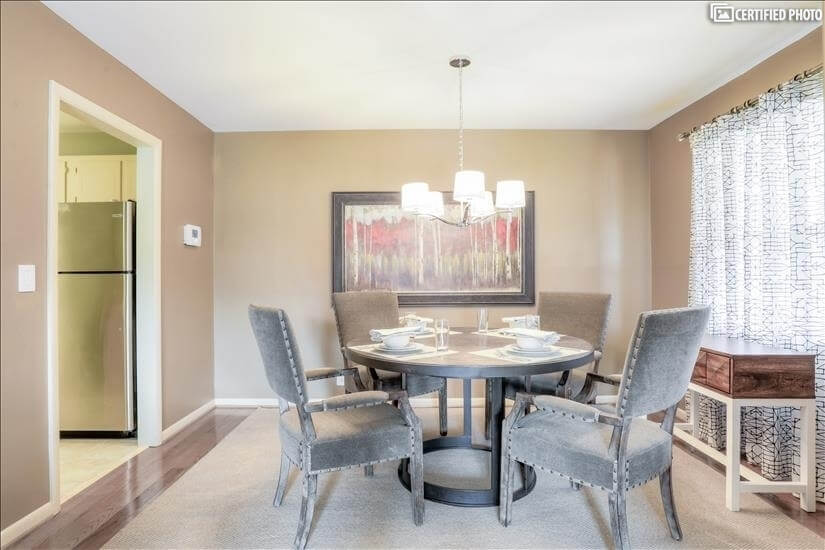 Open Living/ Dining Room