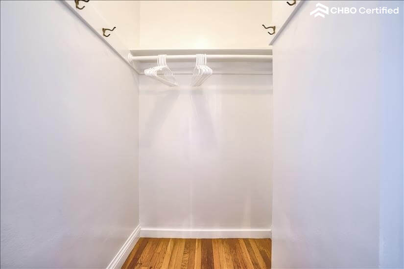 view of 2nd closet in bedroom 1