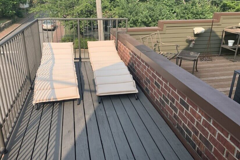 Roof Patio from Master