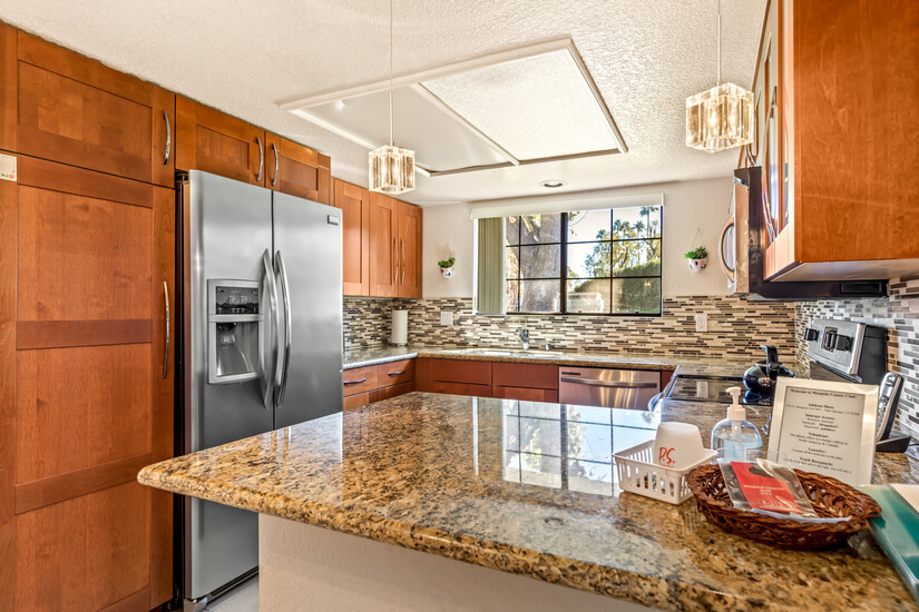 Kitchen featuring fridge