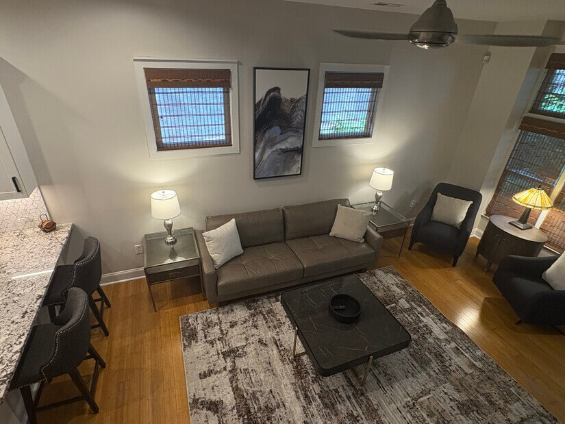 Open Concept Living Room and Kitchen