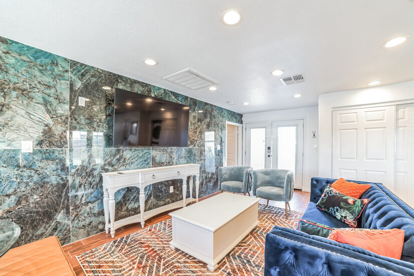 Guest house living room