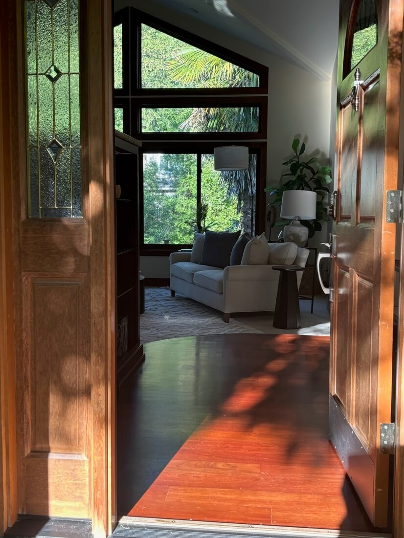 View from front door.